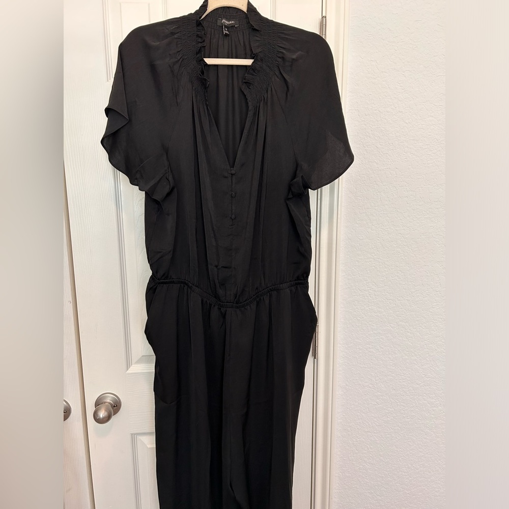 Black Banana Republic Cropped Jumpsuit